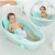 Import summer care support pillow newborn baby bathing tub device plastic set of collapsible for new born babies girl 1-3years from China