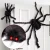 Import Super big plush spider made of wire and plush black and multicolour style for party or halloween decorations 1Pcs 30cm,50cm,75cm from China