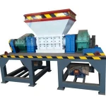 Superior quality  high speed and environmental low consumption commercial shredder for truck tire bottle