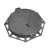 Import C250 D400 Square Outisde Round Inside Ductile Cast Iron Manhole Cover Drain from China