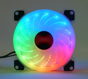 sync Computer Case Cooling Fan RGB Adjust LED 120mm Quiet RF Remote computer Cooler Cooling ARGB Case Fan