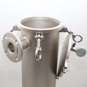 syrup filtration Stainless Steel 304 side water inlet filter bag filter housing