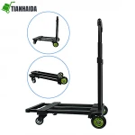 T819G   Cleverly embedded folding for easy carrying luggage cart for shopping