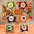 Import Table Mats Fall maple leaf placemats Thanksgiving harvest maple leaf shaped felt heat resistant coasters from China