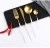 Import Tableware dishware dinnerware Luxury stainless steel knife fork spoon gold wedding Flatware gold Cutlery Set from China