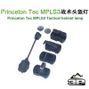 Tactical Airsoft Helmet Flashlight Princeton Tec MPLS3 Helmet Light for fast helmet rail