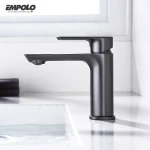 Taps Manufacturer brass gun metal bathroom sink faucets mixer modern design single handle wash basin faucet