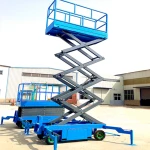 TAVOL 3-18m Towable Mobile Electric Scissor Lift Hydraulic Scissor Type Lifter Aerial Work Platform