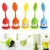 Import Tea strainer silicone tea infuser leaf shape tea infuser with stainless steel from China