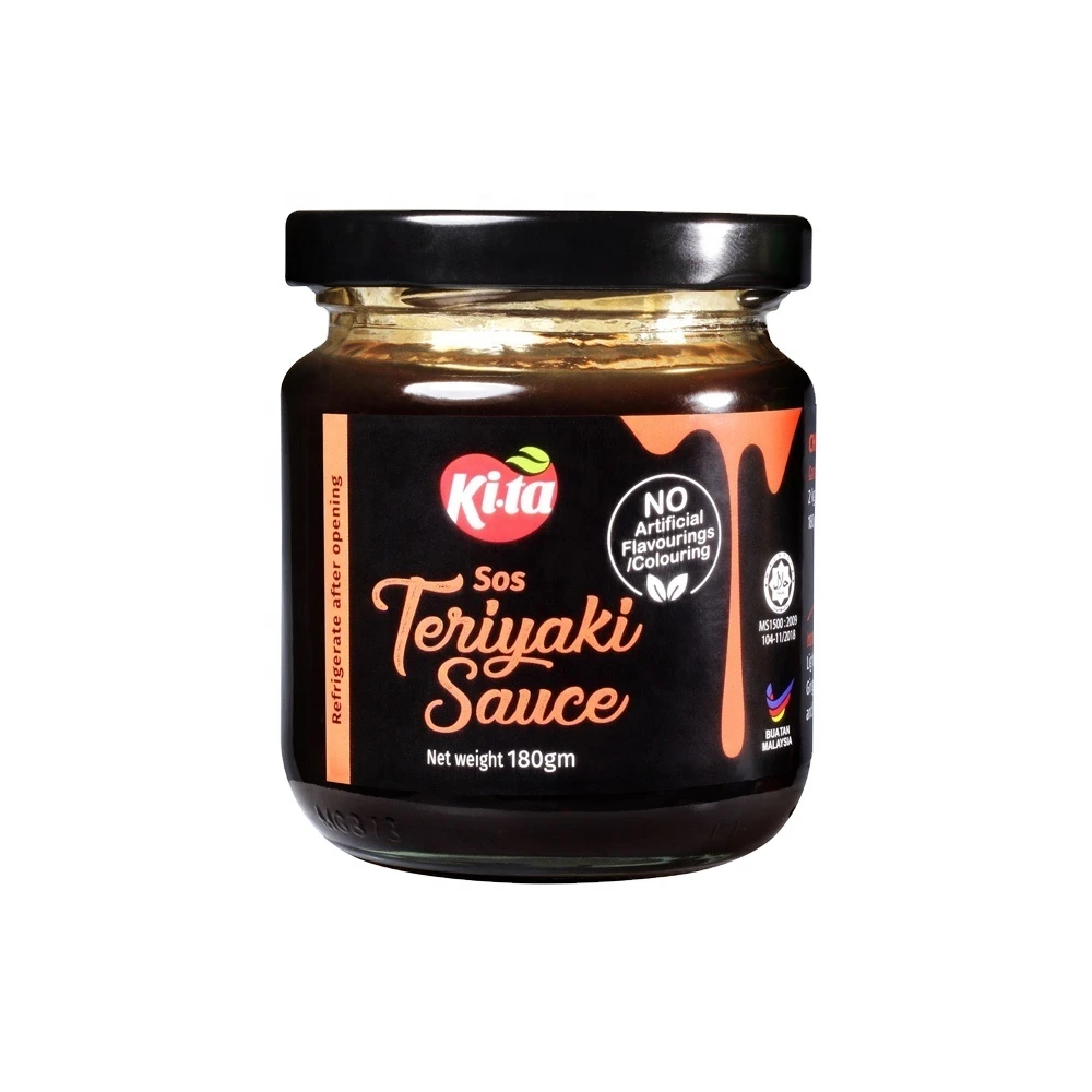 Teriyaki Sauce 180g Jar (KI.TA Brand) Malaysia HALAL Net Weight (180g Jar)