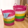 Thick tube woven laundry toy dirty clothes basket storage basket