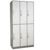 Thin edge Design 6 Doors Stainless Steel Locker Wardrobe