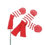 Tourbon Knitting golf club head cover Golf Putter Head Cover