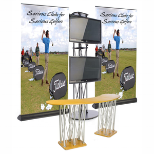 Trade Show Promotional Counter Exhibition Truss Table Design Display Stands, With Carrying Case