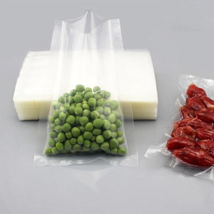 Transparent  Plastic Vacuum Food Grade Packaging Bag