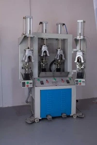 two cooler and heater shaping after forming ladies shoes back count heel molding machine