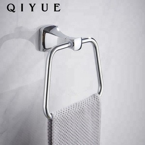 Unique bathroom accessories wall mounted chrome zinc alloy golf towel rings
