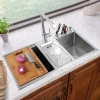 Unique Multi-function Wash Basin Handmade Stainless Steel Kitchen Sink