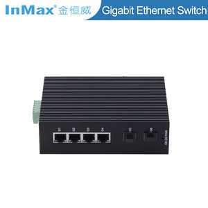 unmanaged switch 6 port industrial grade 10/100/1000M network switch hub