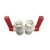 Import UPVC 8 Inch China Octagonal White Body Red Handle Manual Ball Valve Parts from China