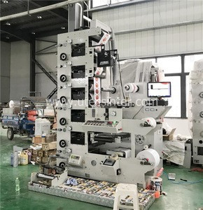 Buy Utr320 Automatic Plastic Film Adhesive Label Flexo Printing Machine ...