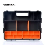 VERTAK Portable Transparent Plastic Multi Tool Case ,Hardware & Craft Tools Storage Box
