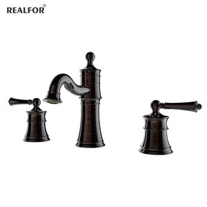 Vintage 3 Three Hole Orb Oil Rubbed Bronze Waterfall Bathroom Sink Faucets Mixers Tap Bathroom Italian Faucet Taps