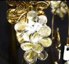 Vintage Italian Wall Lamp Brass Wall Sconces Gold Bathroom Vanity Light With Handmade Grape Pendants