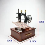 Vintage sewing machine yunsheng music music box mechanism