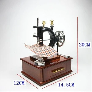 Vintage sewing machine yunsheng music music box mechanism