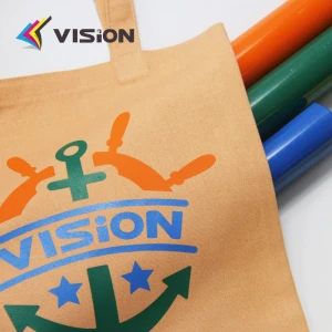 VISION Heat Transfer Vinyl PU Transfer Film for clothing/garment T-shirts/textiles/synthetic leather