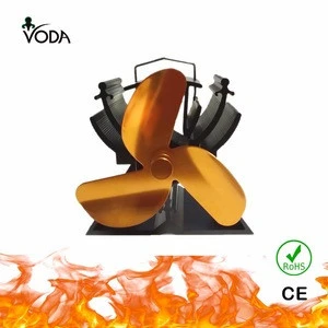 VODA Non Power Ventilating Thermoelectric Fan wood stove with fan