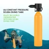 VS 0.5L 0.6L 1L Mini Scuba Diving Sports Water Bottles Air Tank Dive Equip Scuba Gas Cylinder