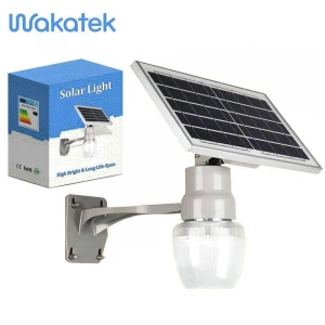 Wakatek lithium garden light setting 3-mode solar light outdoor
