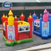 Wanle amusement PVC kids princess inflatable bounce house castle for sale