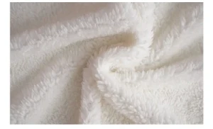 Warm Blanket 100% Polyester Single Side Fleece Knitted Soft Lamb Wool Sherpa Fabric