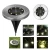 Import warm white Solar Powered Ground 8 LED Waterproof Path Light Outdoor Garden Landscape Disk light for Yard Driveway from China