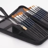 Watercolor, Acrylic, Oil &amp; Face Painting brushes of 12 Acrylic Art Paint Brush Set