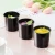 Import Wedding Black Ice Cream Cup Mousse Pudding  Disposable Mini Dessert Cups with Lids and Spoon from China