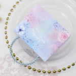 Wedding door gift box paper candy packaging for wedding favors wholesale