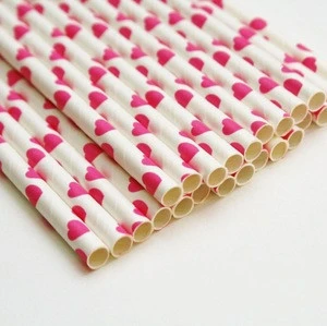 Wedding party supplies and decoration paper straw
