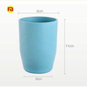 Wheat straw environmental Toothbrushes holder cup thunder tumbler