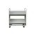 Import Wheels Library Furniture/Metal Book Trolley/Library Trolley Cart from China