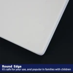 White One Piece Integrated Seamless Sintered Stone Stone Slab Countertop Sink Hot Bending Basin