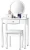 Import white wooden modern dresser high quality MDF dress dressing table with mirror drawer from China
