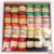 Import Wholesale 16 Designs 24 Rolls/box Colored Natural Jute Twine String Rope for Gift Packing and DIY Arts from China