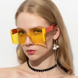 wholesale 2021 designer fashion metal big frame trendy square womens men oversized shades sun glasses sunglasses 2020