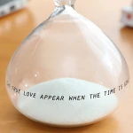 wholesale 30s colorful hourglass ,high quality gift sand timer,christmas lover gift large sand art glass for timing