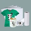 Wholesale A4 rolls dark sublimation transfer paper hot selling T- shirt printing inkjet high glossy heat transfer paper