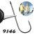 Import Wholesale Aberdeen Sea Fishing Hook High Carbon Steel 9146 Fishhook from China